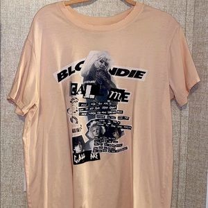 Slightly distressed band tee